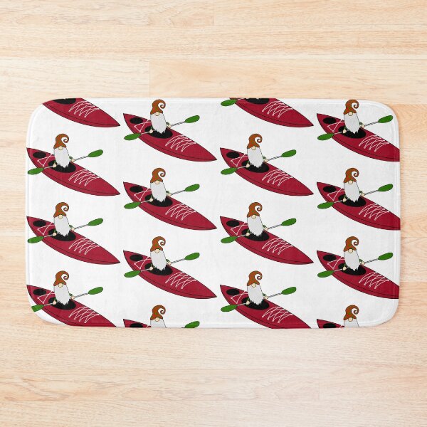 Item preview, Christmas gonk in a kayak designed and sold by aziza-doodles.