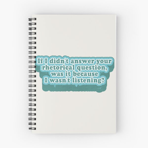 Item preview, Rhetorical Questions designed and sold by piedaydesigns.