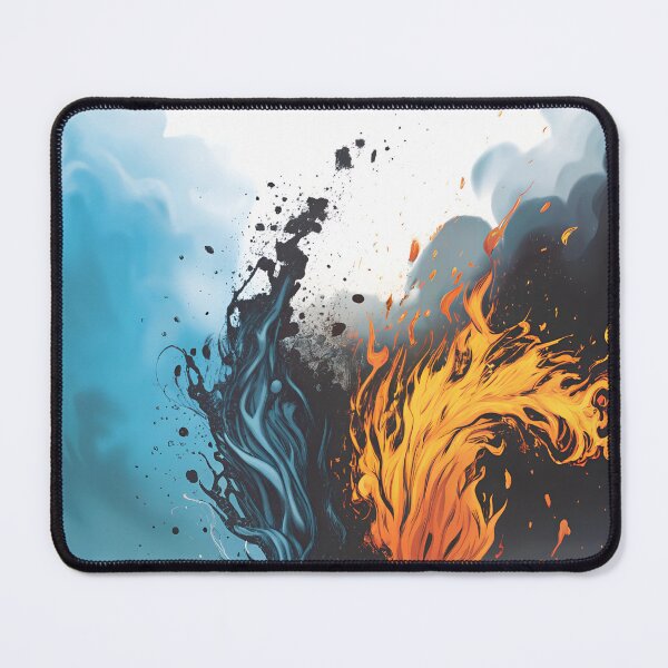 Item preview, Fire and Lava Watercolor Wall Art - Exposed Vibrant Colors designed and sold by niteshRart.
