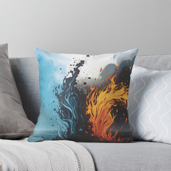 Item preview, Fire and Lava Watercolor Wall Art - Exposed Vibrant Colors designed and sold by niteshRart.
