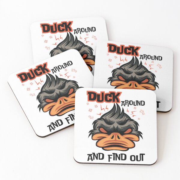 Item preview, Duck Around And Find Out - Black Text designed and sold by Eranthe Bernardo.