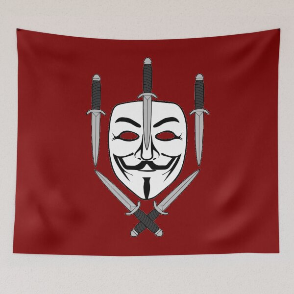 Item preview, Guy Fawkes Jolly Roger (Maroon) designed and sold by MurpheusTech.