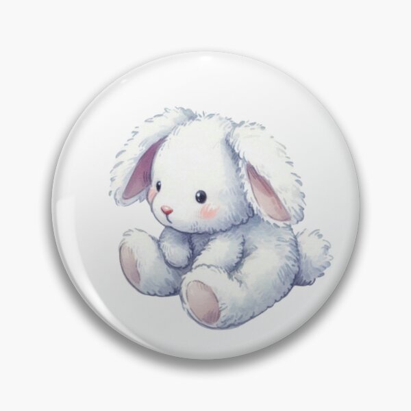 Item preview, Floppy ear fluffy bunny designed and sold by DaintyDooodles.
