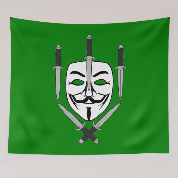 Item preview, Guy Fawkes Jolly Roger (Green) designed and sold by MurpheusTech.