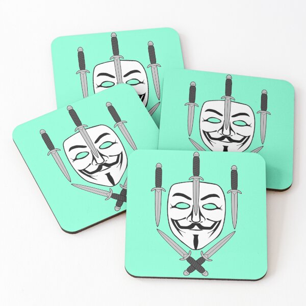 Item preview, Guy Fawkes Jolly Roger (Aquamarine) designed and sold by MurpheusTech.