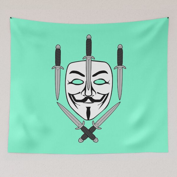 Item preview, Guy Fawkes Jolly Roger (Aquamarine) designed and sold by MurpheusTech.