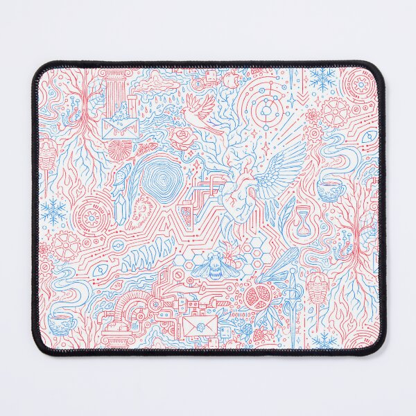 Item preview, redblue pattern designed and sold by Laya Rose.