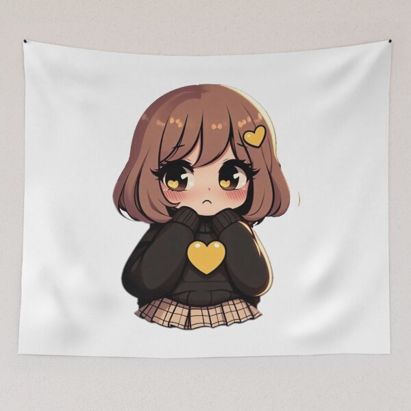 Item preview, Cute loli girl with lovely yellow heart  designed and sold by ZAIKY DREAMS.