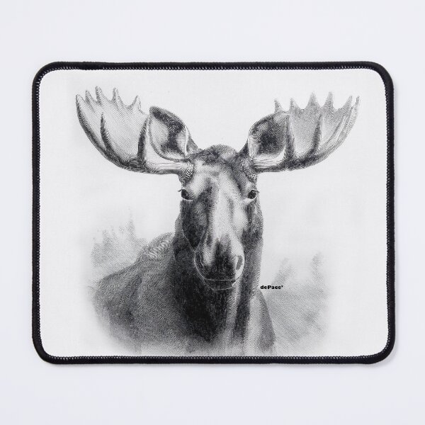 Item preview, Moose in Line Drawing Form - dePace' designed and sold by mrpropcake.
