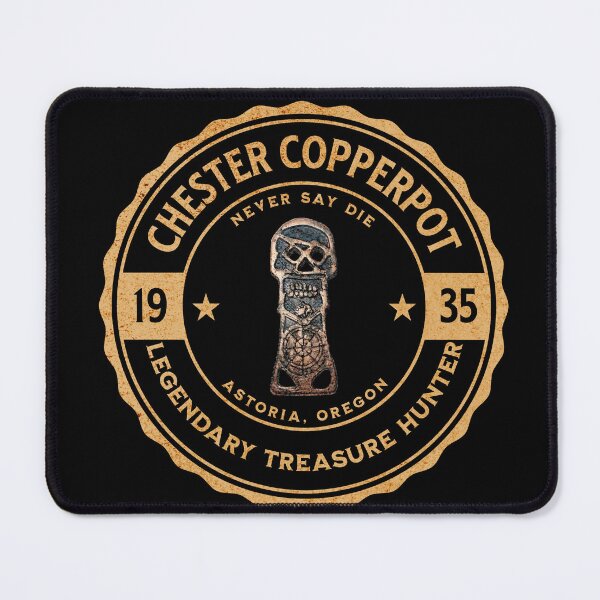 Item preview, Chester Copperpot - Legendary Treasure Hunter (Goonies) designed and sold by Primotees.