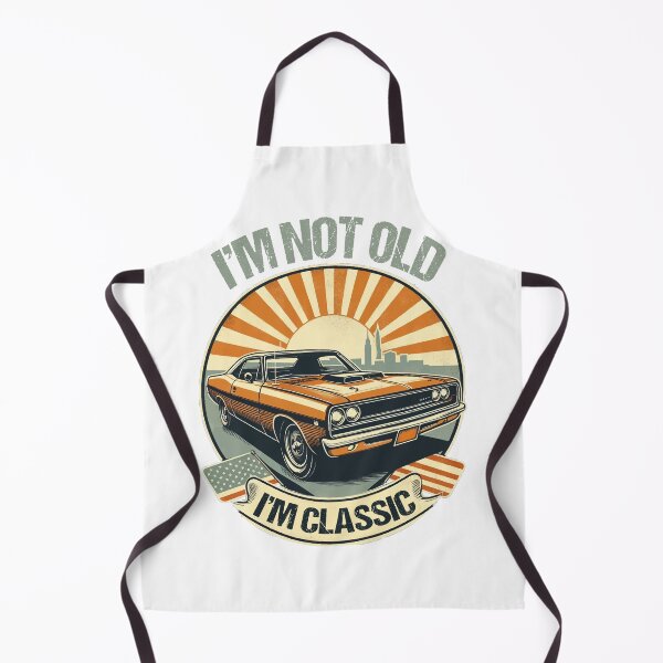 Item preview, I'm not old, I'm Classic - Retro Classic Muscle Car Design Eroded, Vintage designed and sold by DesignbyJanja.