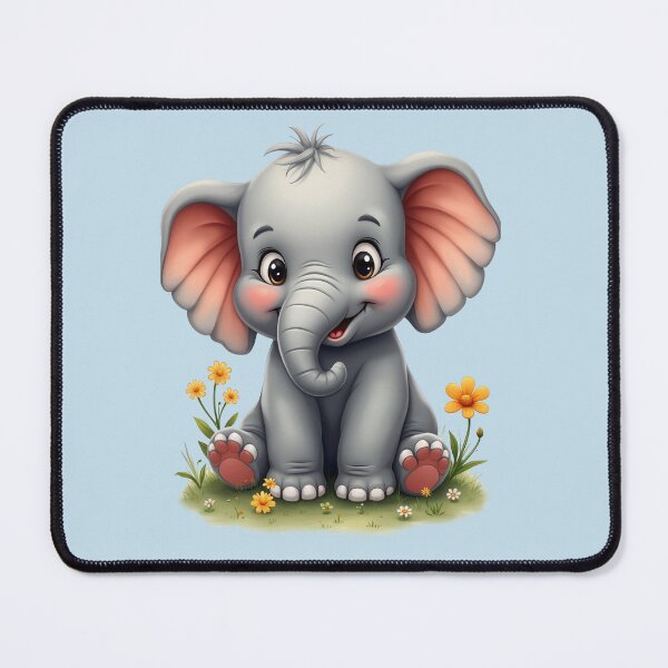 Item preview, Charming Baby Elephant designed and sold by Iskander369.