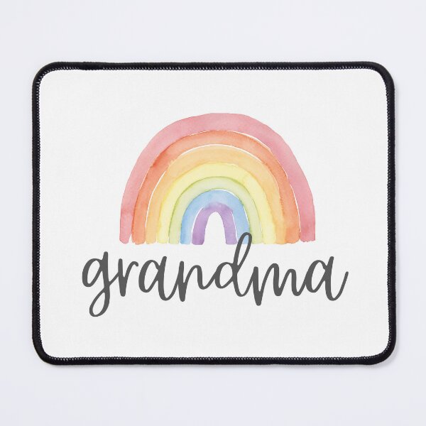 Item preview, Grandma - Colorful Pastel Rainbow designed and sold by patternjp.
