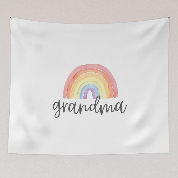 Item preview, Grandma - Colorful Pastel Rainbow designed and sold by patternjp.