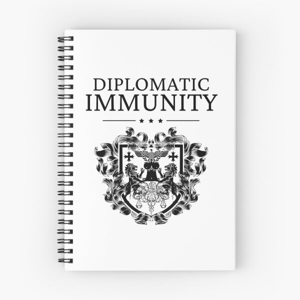 Item preview, Generic Diplomatic Immunity, Black designed and sold by UNK-Fatigues.