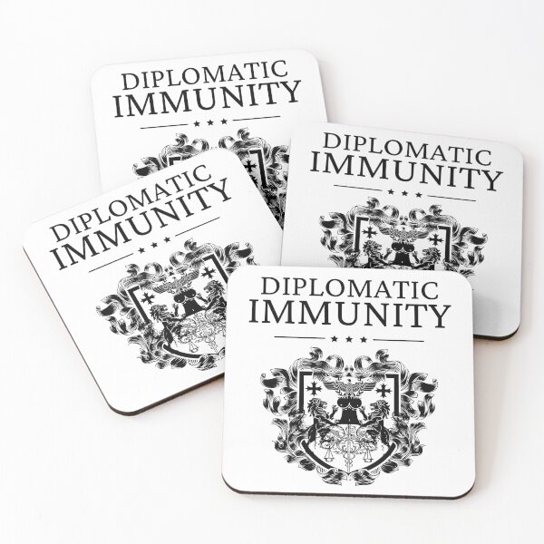 Item preview, Generic Diplomatic Immunity, Black designed and sold by UNK-Fatigues.