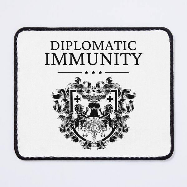 Item preview, Generic Diplomatic Immunity, Black designed and sold by UNK-Fatigues.
