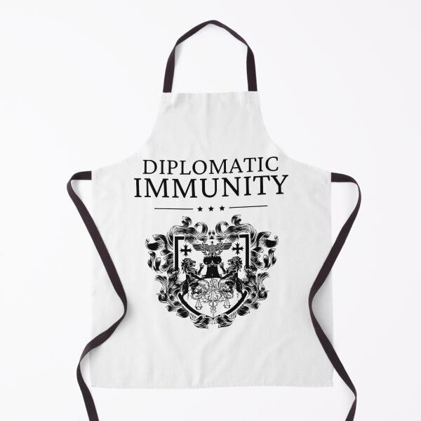Item preview, Generic Diplomatic Immunity, Black designed and sold by UNK-Fatigues.