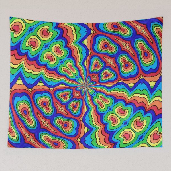 Item preview, Rainbow Psychedelic Fantasy designed and sold by SoleiaFlur.