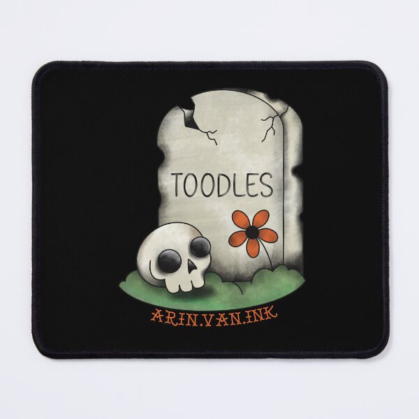 Item preview, Toodles! Gravestone and Skull designed and sold by ArinVanInk.