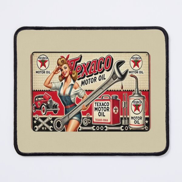 Item preview, Texaco Vintage Metal Tin Sign designed and sold by FutureTraveller.