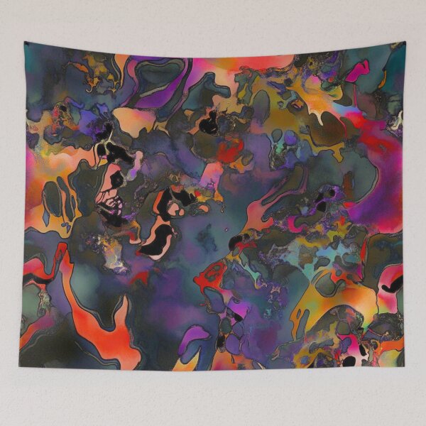Item preview, Alcohol Ink Color Splash - Abstract color Burst Pattern designed and sold by HausKatz.