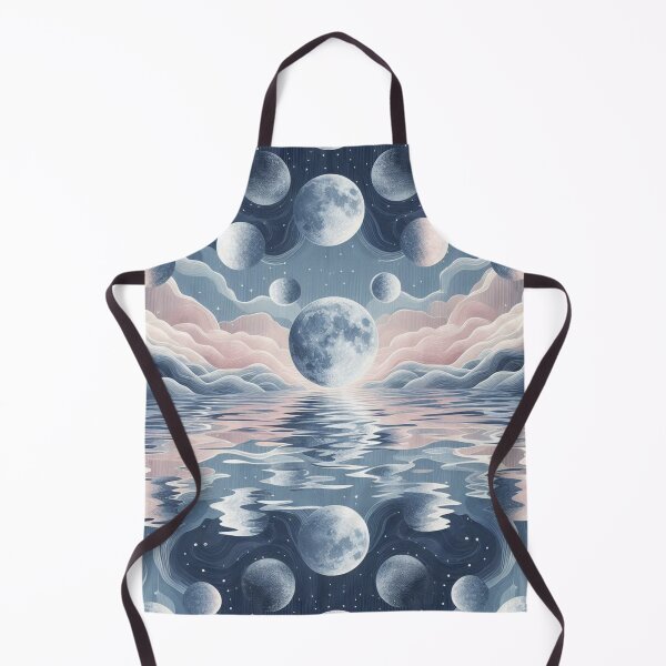 Item preview, Moon Phases Over Water #1 designed and sold by Paragon-Art.
