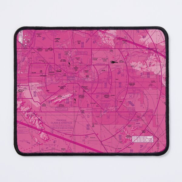 Item preview, Aviation Chart Phoenix Sky Harbor Airport - pink designed and sold by LAPilotGirl.