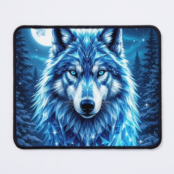 Item preview, Mystical Blue Wolf designed and sold by Iskander369.