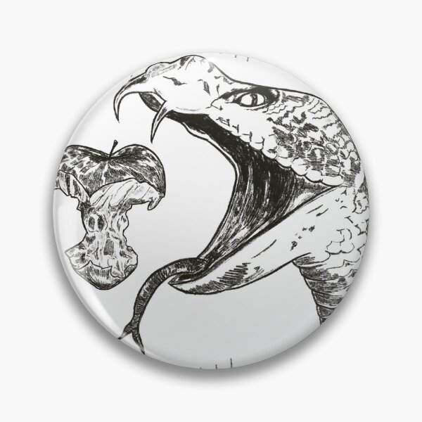 Item preview, snake eaten apple  designed and sold by sticknpok.