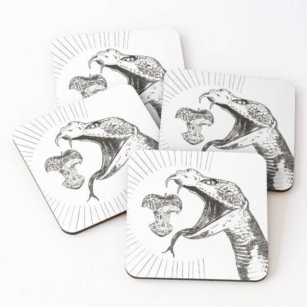 Item preview, snake eaten apple  designed and sold by sticknpok.