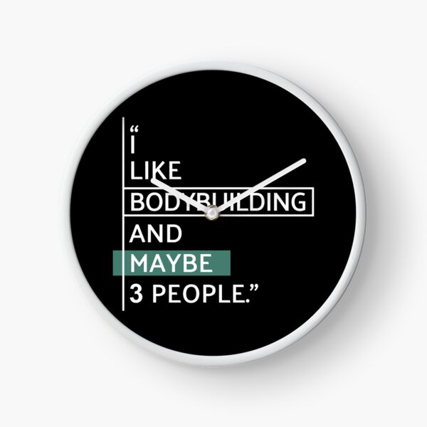 Item preview, I Like Bodybuilding and Maybe 3 People designed and sold by MaryAller.