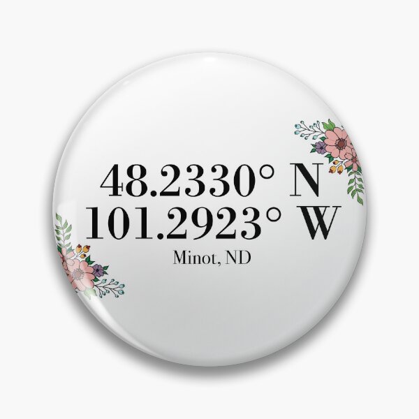 Item preview, Minot, ND Coordinates designed and sold by mynameisliana.