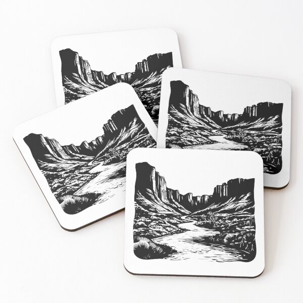 Item preview, Big Bend National Park Texas Rio Grande Chisos Mountain  designed and sold by inkoutninja.