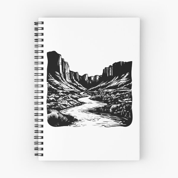 Item preview, Big Bend National Park Texas Rio Grande Chisos Mountain  designed and sold by inkoutninja.