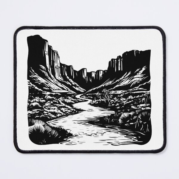 Item preview, Big Bend National Park Texas Rio Grande Chisos Mountain  designed and sold by inkoutninja.