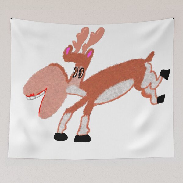 Item preview, Gertrude The Reindeer designed and sold by pinkyjainpan.