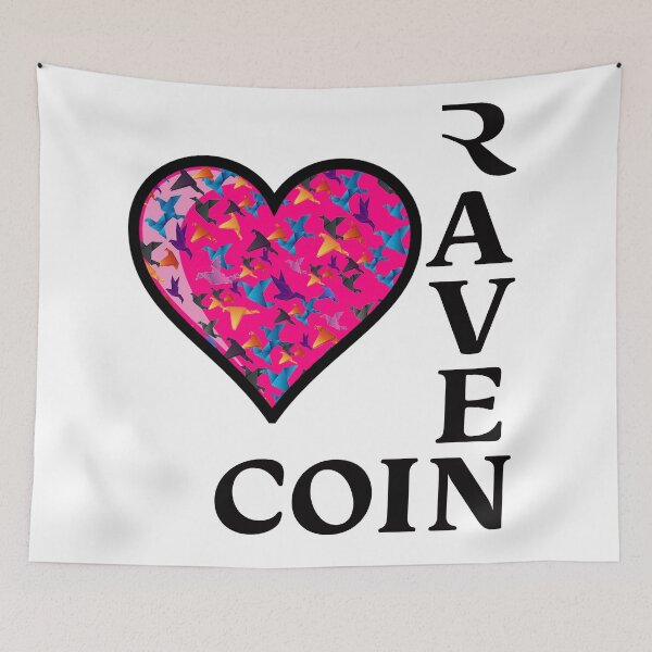 Item preview, Raven Flock Heart designed and sold by ravencoin.