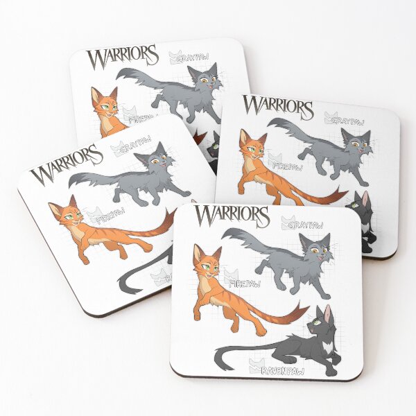 Item preview, Firepaw, Graypaw and Ravenpaw from Warrior Cats - Into the Wild designed and sold by Chycero.