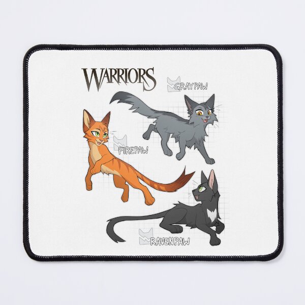 Item preview, Firepaw, Graypaw and Ravenpaw from Warrior Cats - Into the Wild designed and sold by Chycero.
