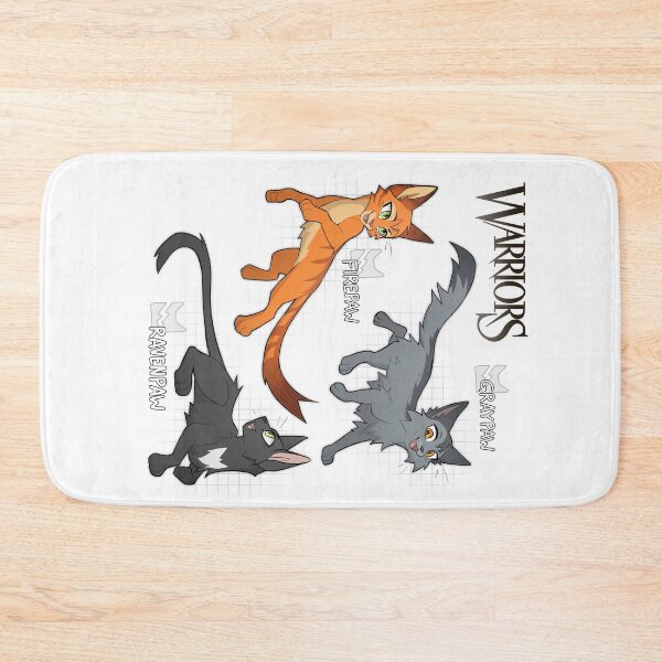 Item preview, Firepaw, Graypaw and Ravenpaw from Warrior Cats - Into the Wild designed and sold by Chycero.