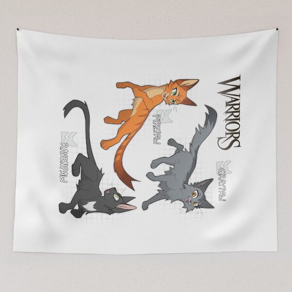 Item preview, Firepaw, Graypaw and Ravenpaw from Warrior Cats - Into the Wild designed and sold by Chycero.