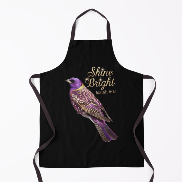 Item preview, Shine Bright – Purple Bird with Gold and Gemstone Accents designed and sold by Heal-Heart-Soul.