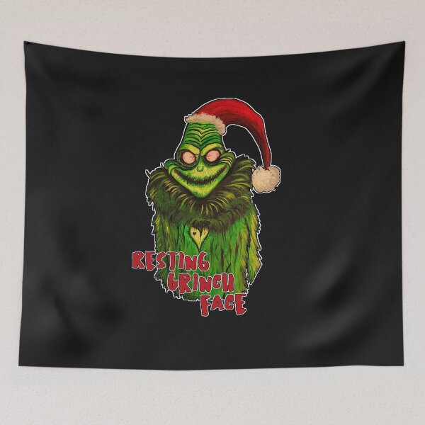 Item preview, Resting Grinch Face designed and sold by Tina Clark.