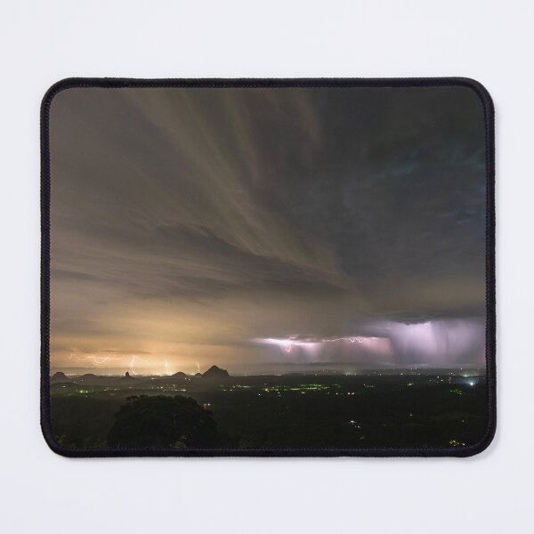 Item preview, Stormy Night Over the Glasshouse Mountains (uncropped) designed and sold by Andrew Goodall.