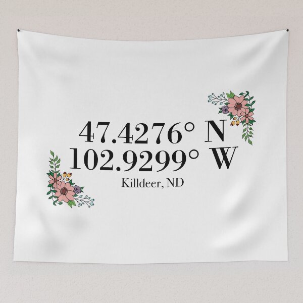 Item preview, Killdeer, ND Coordinates designed and sold by mynameisliana.
