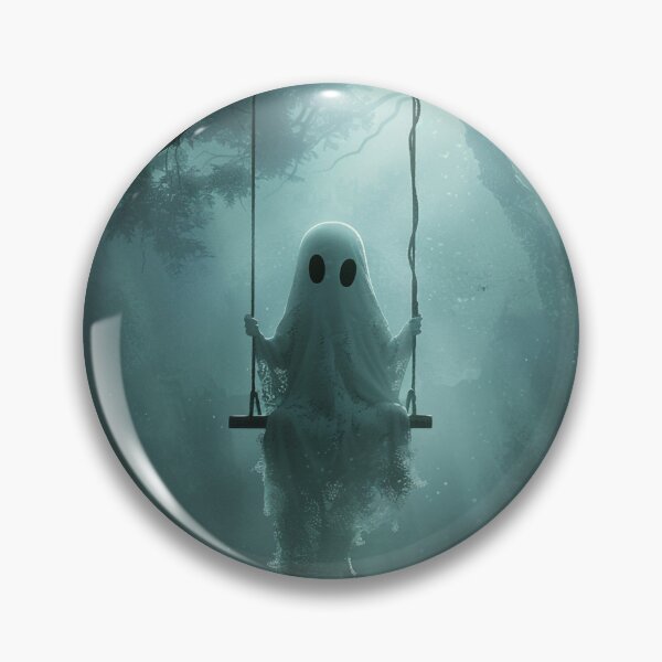 Item preview, Cute Adorable Ghost on a Swing designed and sold by TheCapulet.