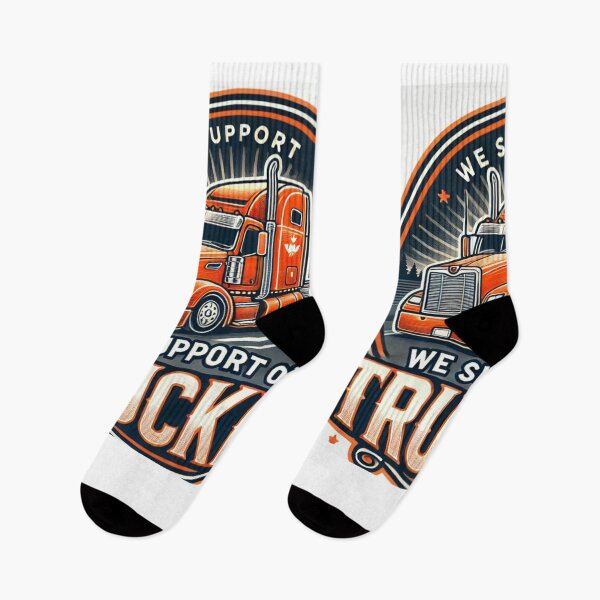 Item preview, Support Our Truckers - Canadian Pride Truck Driver designed and sold by alkareem-ca.