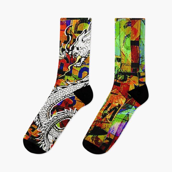 Item preview, Grafiti de dragón designed and sold by ViaARTfactory.