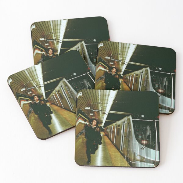 Item preview, Grunge Alternative Boy Running Subway Poster Photograph designed and sold by JBIRDPHOTOGRAPH.